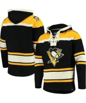 '47 Men's NHL Pittsburgh Penguins Superior Lacer Pullover Hoodie