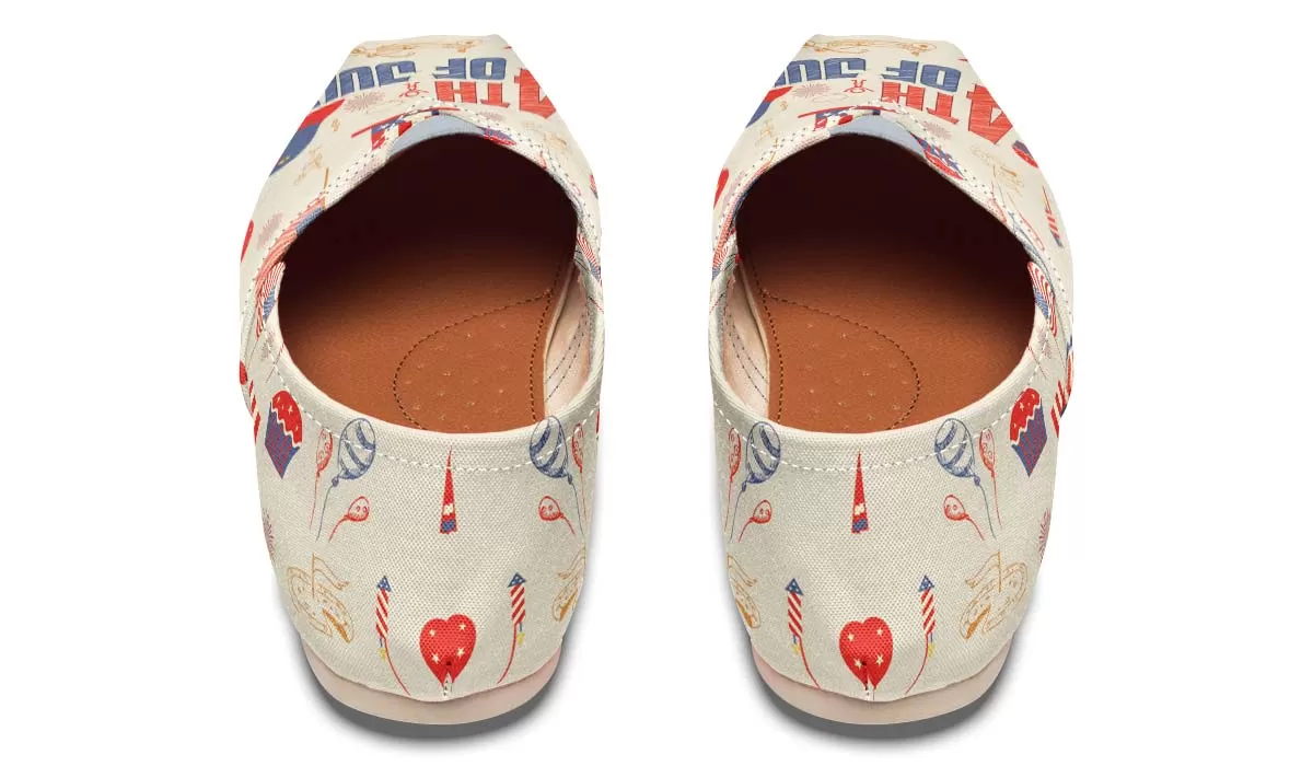 4th of July Pattern Casual Shoes