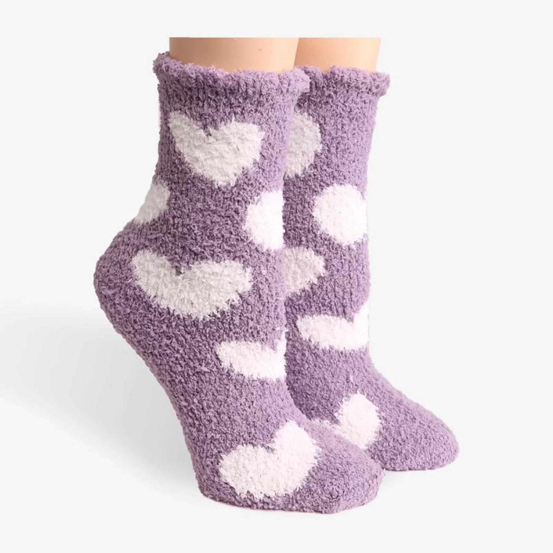 8-JCS104 Fashion City Luxury Soft Heart Pattern Socks