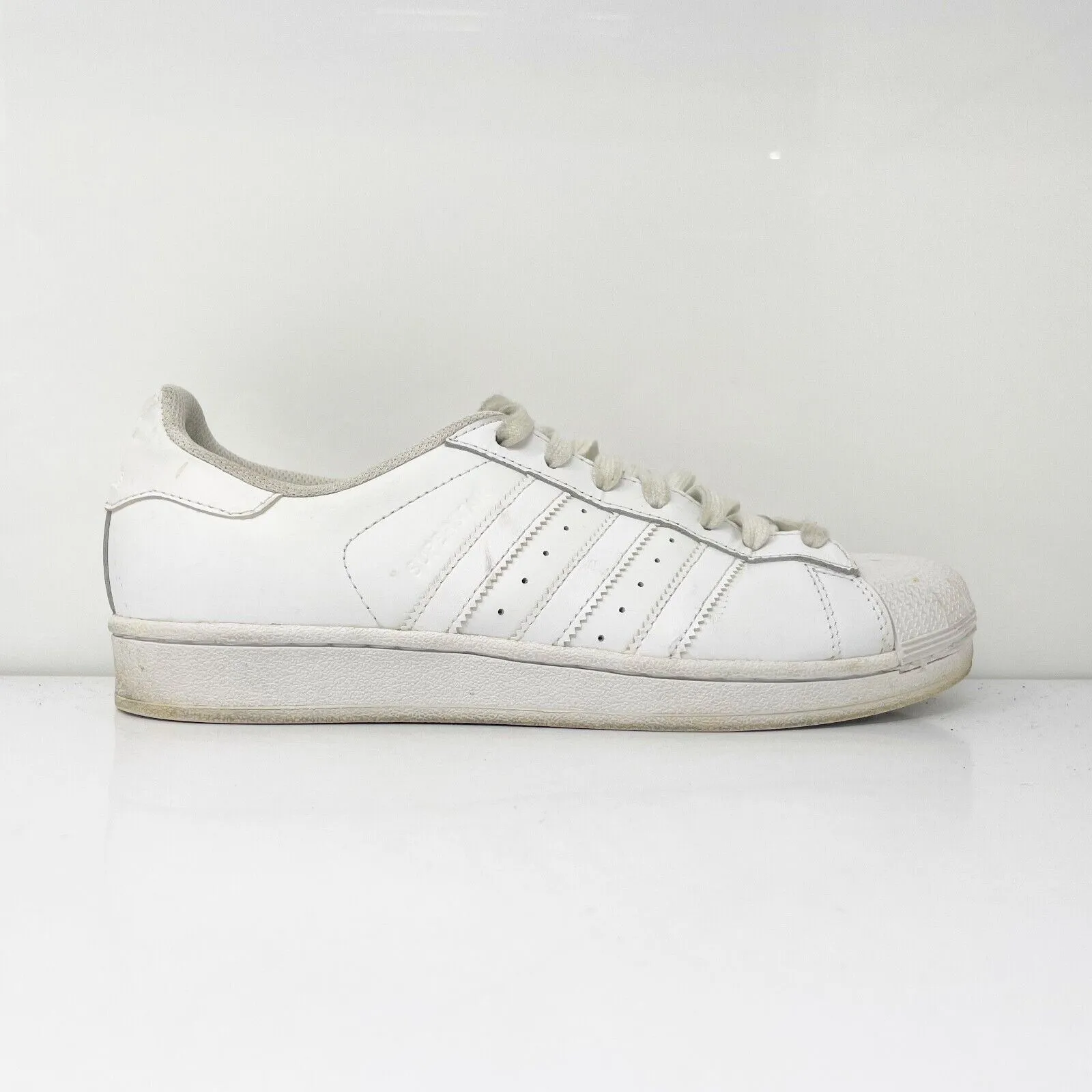 Adidas Mens Superstar B27136 White Casual Shoes Sneakers Size 8