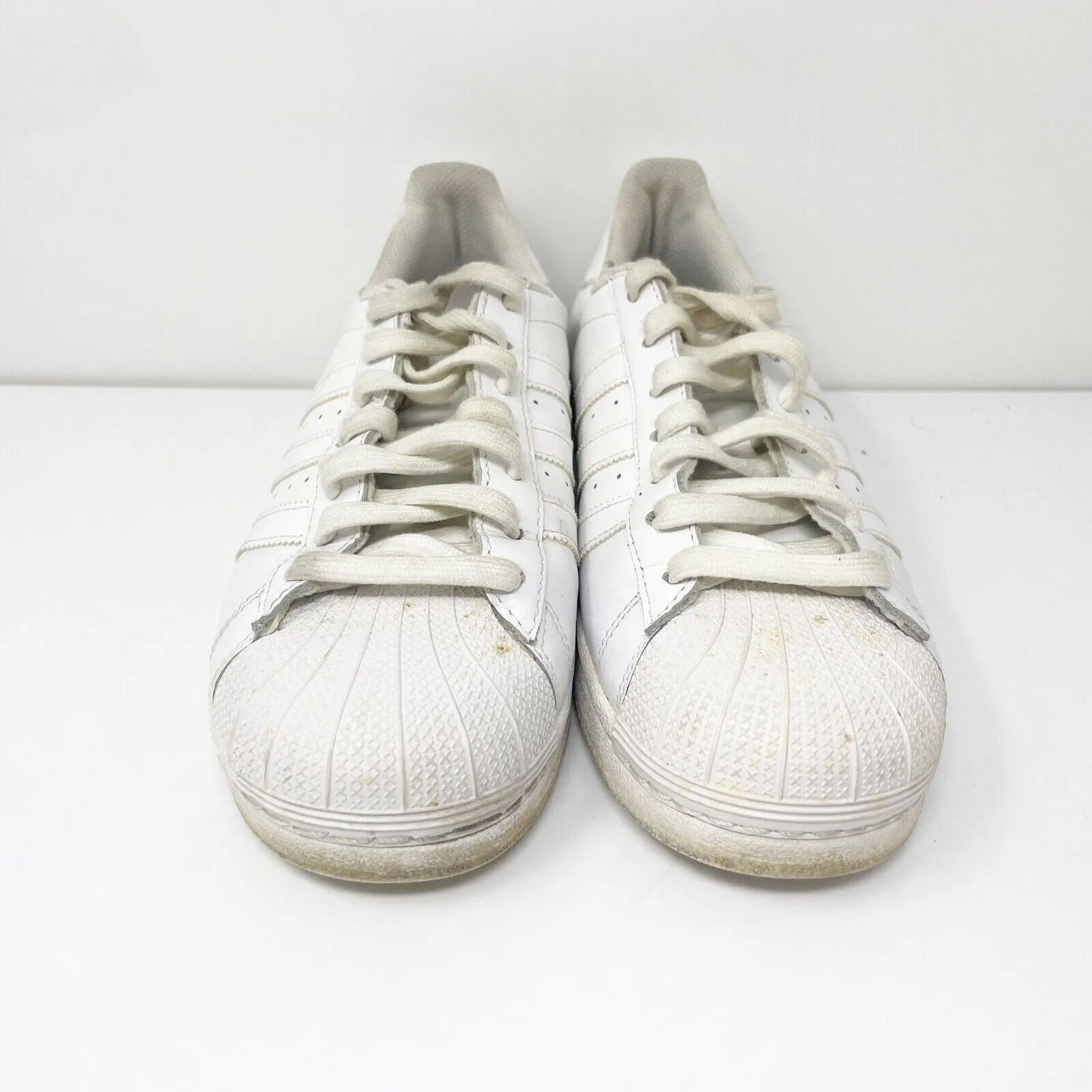 Adidas Mens Superstar B27136 White Casual Shoes Sneakers Size 8