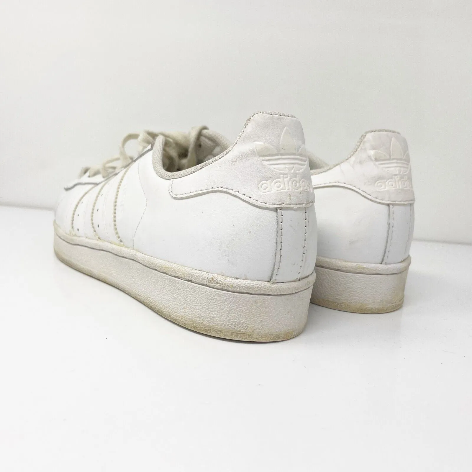 Adidas Mens Superstar B27136 White Casual Shoes Sneakers Size 8