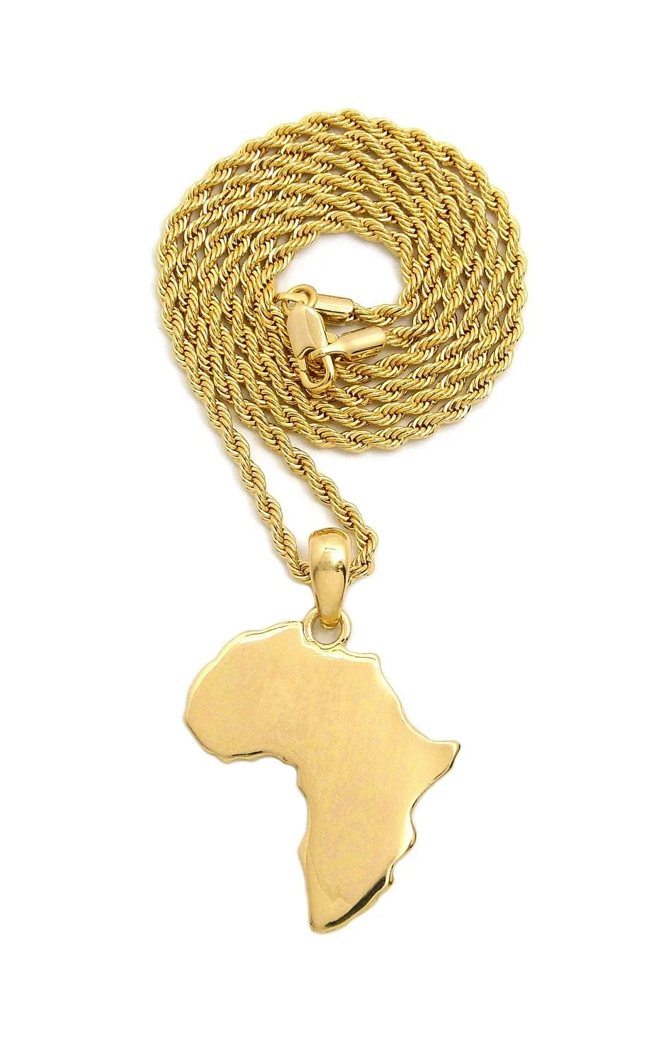 Africa Flat-Small (Gold)