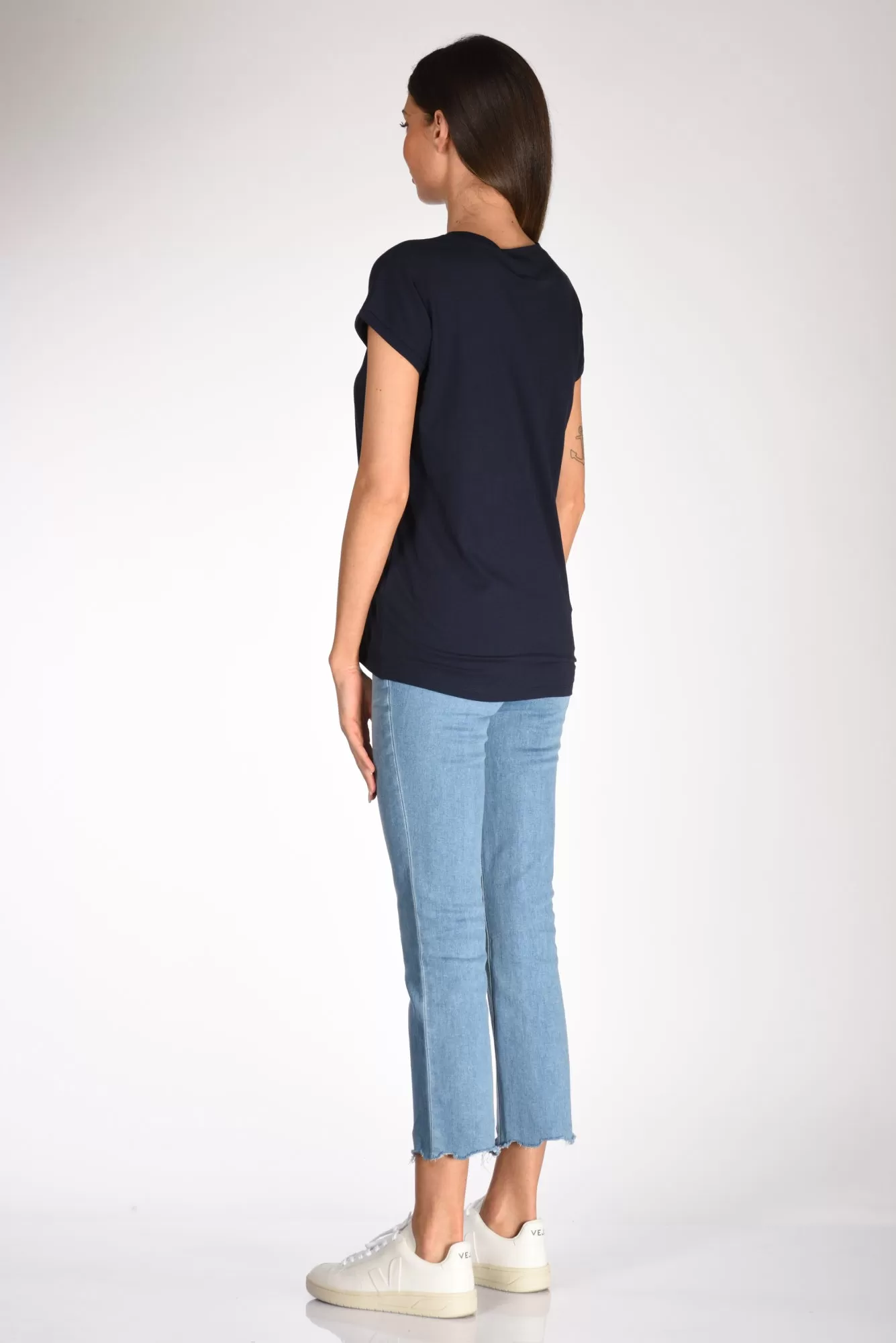 Allude Tshirt Blu Donna