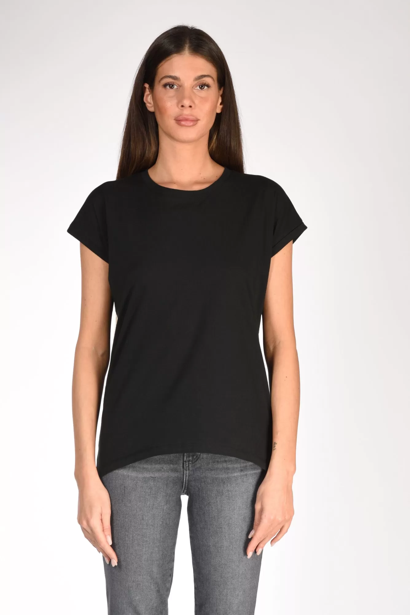 Allude Tshirt Nero Donna