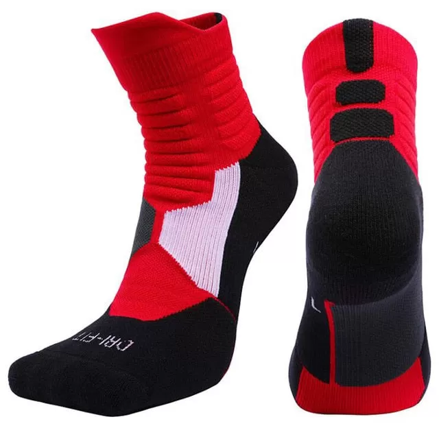 Ashore Shop Unisex Running Fitness Compression White Socks