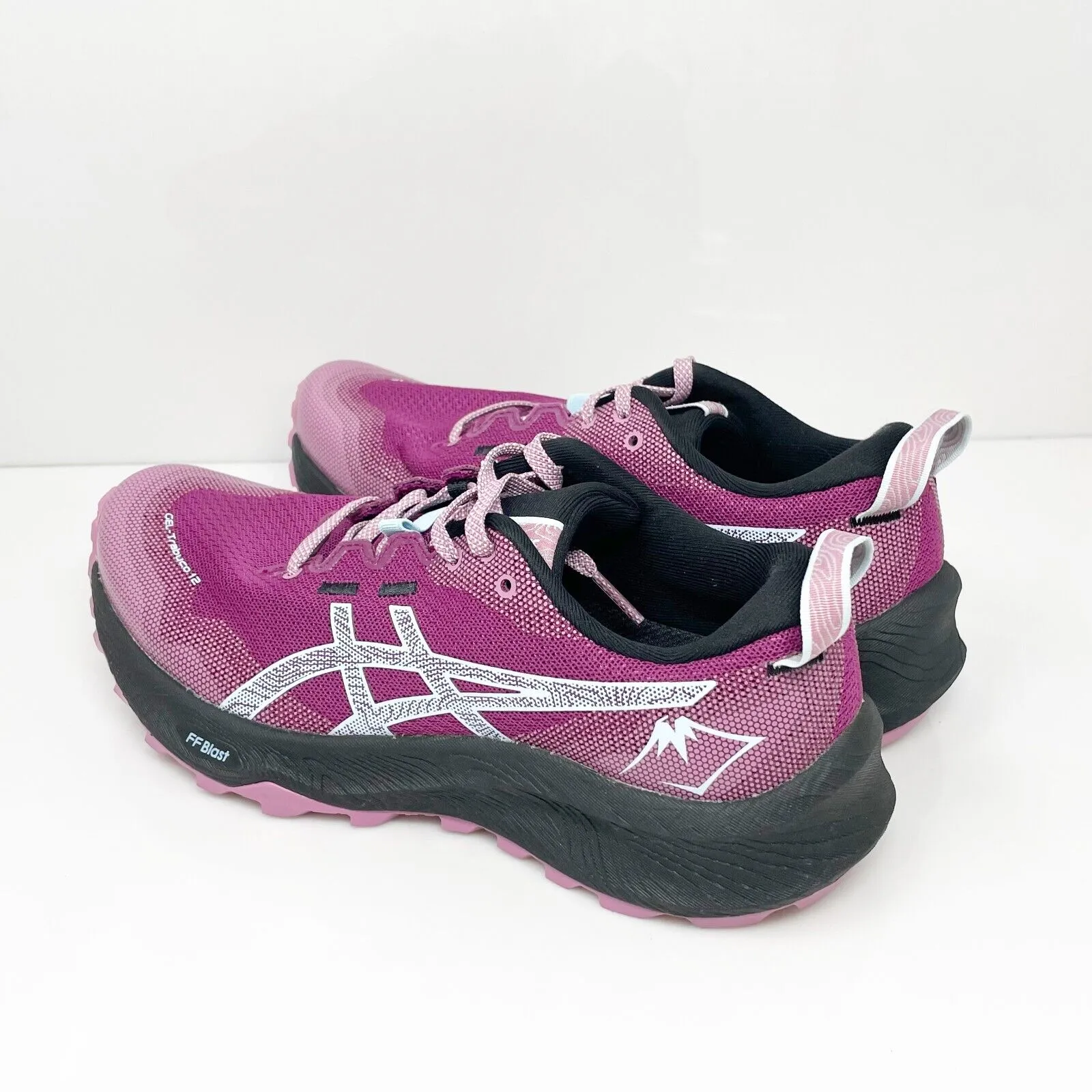 Asics Womens Gel Trabuco 12 1012B605 Purple Hiking Shoes Sneakers Size 7.5