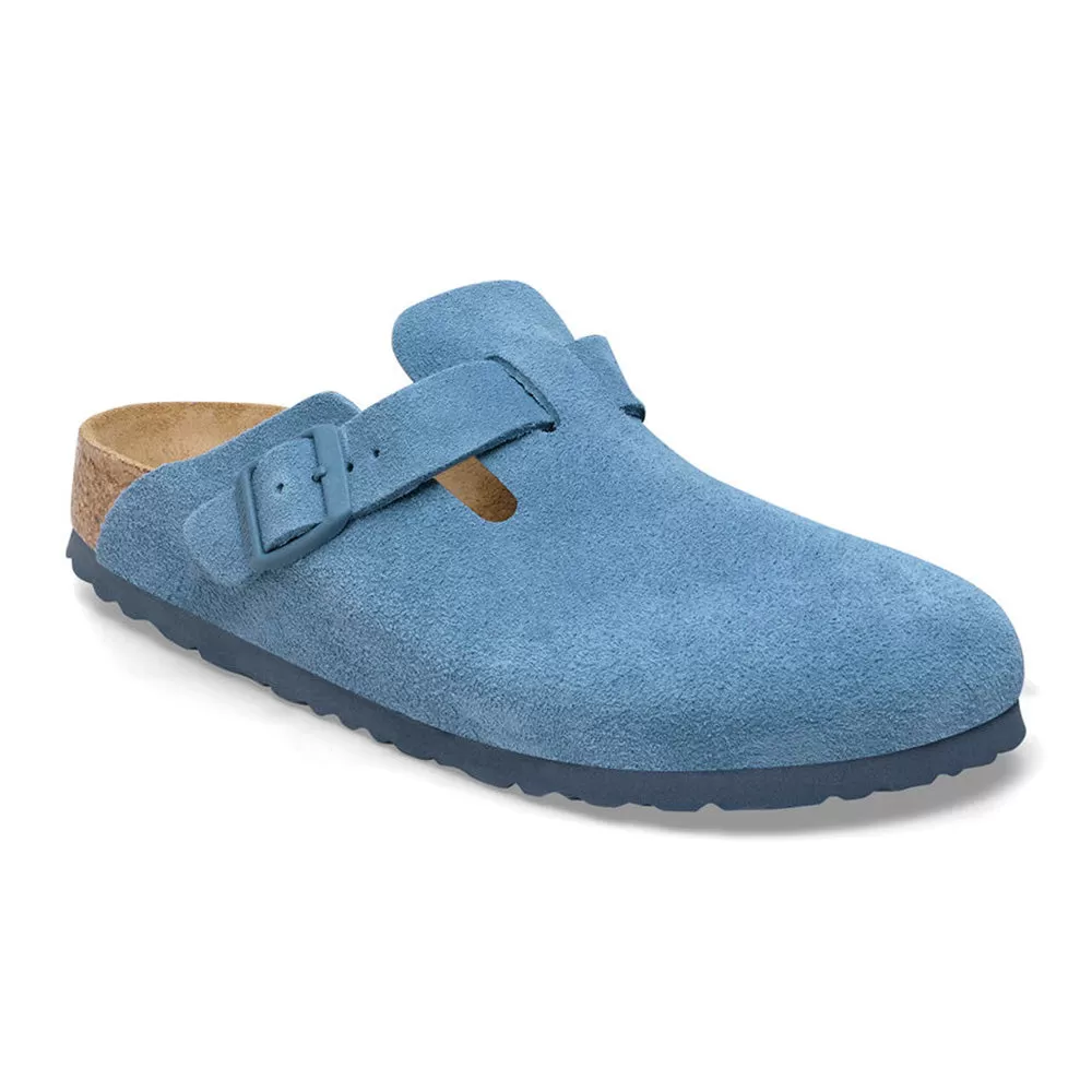 Birkenstock Women's Boston Elemental Blue - Narrow