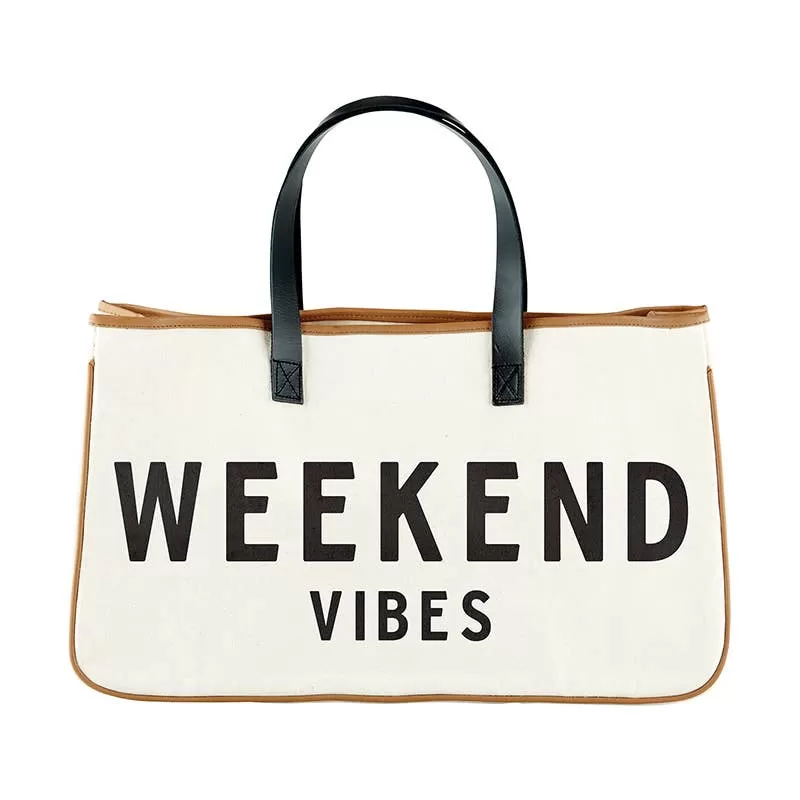 Canvas Tote - Weekend Vibes