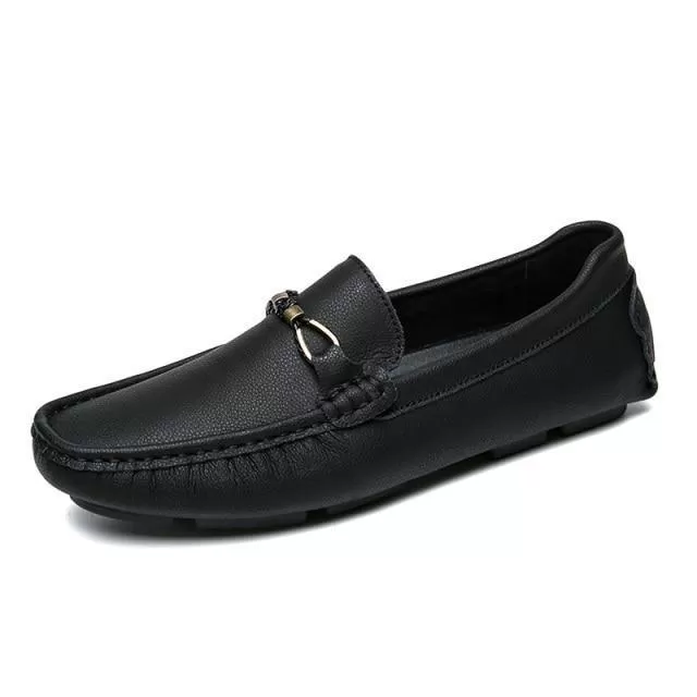 Casual Leather Driving Shoes For Men