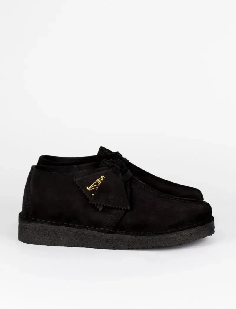 Clarks Originals Desert Trek Black Suede