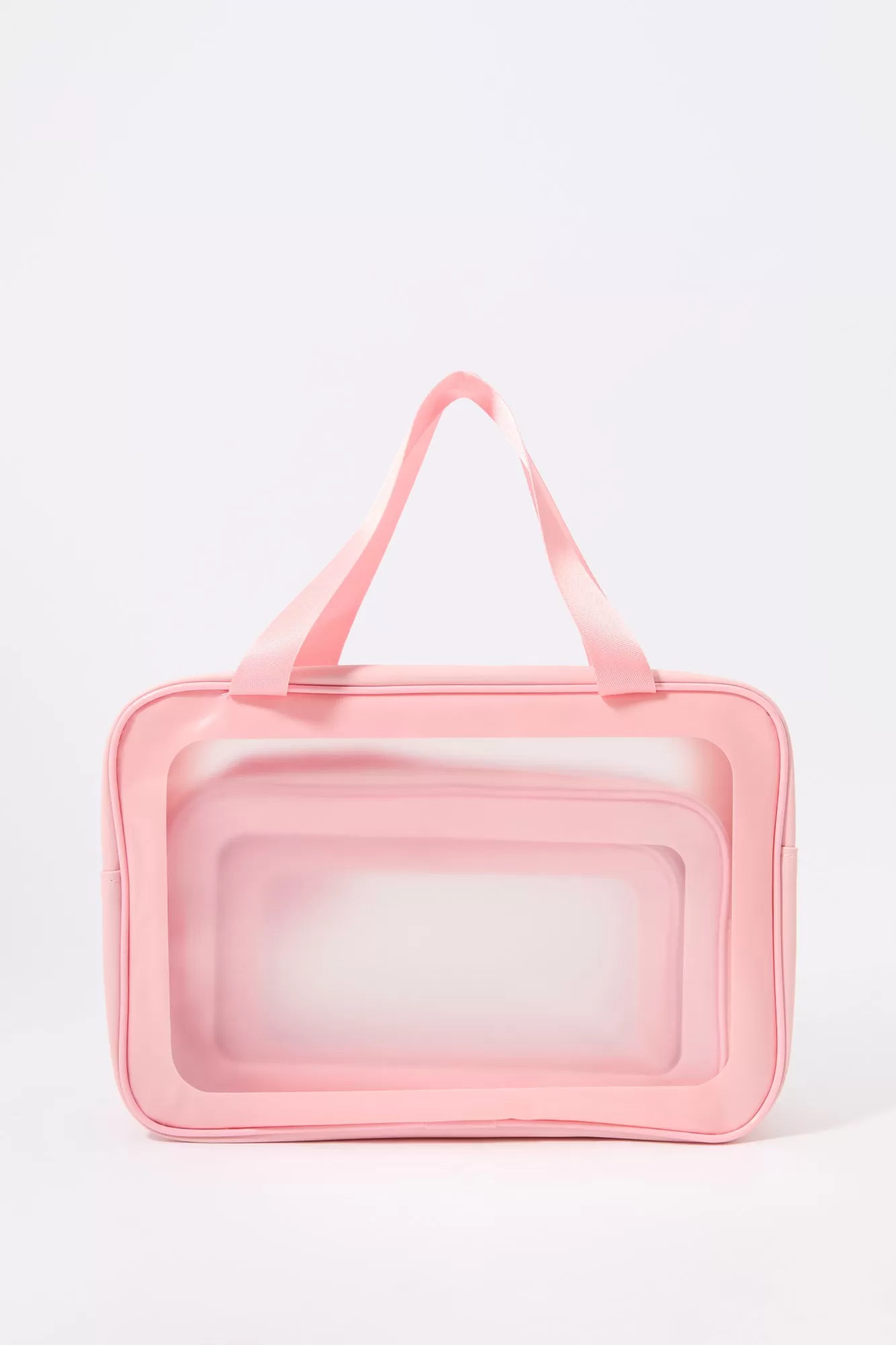 Clear Makeup Bag Set (3 Pcs)