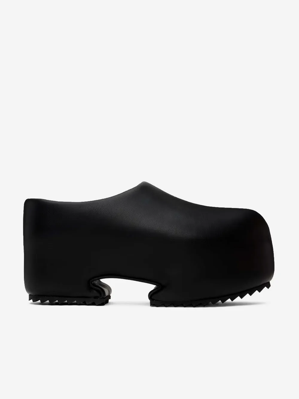 Clogs in pelle sintetica