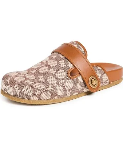 Coach Blake Clogs Cocoa/Burnished Amber 6