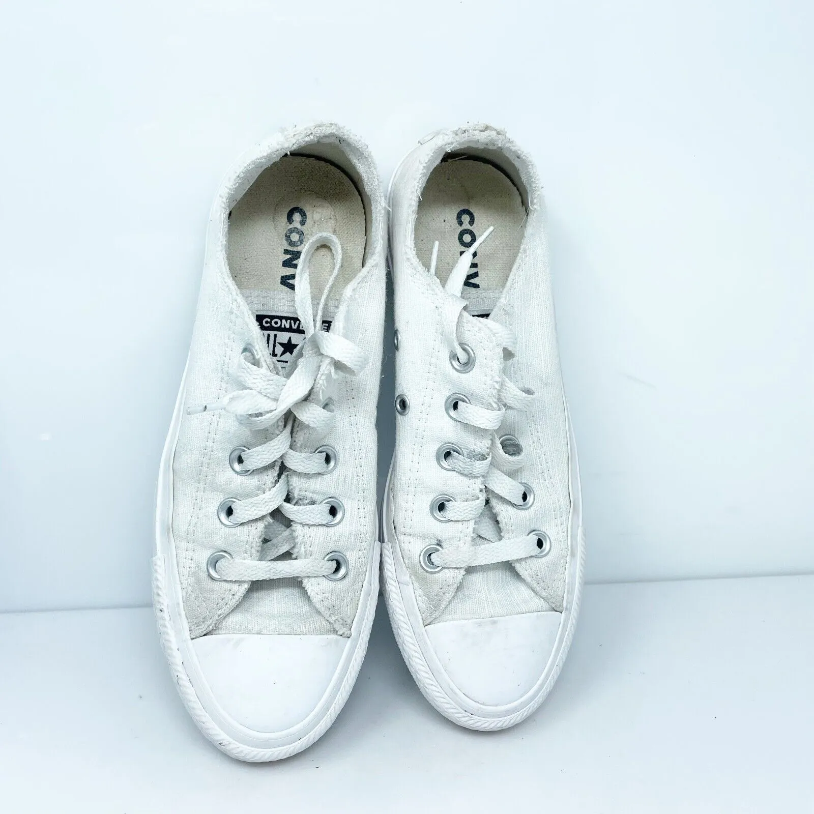 Converse Womens Chuck Taylor All Star Low 564342F White Casual Shoes Sneakers 6