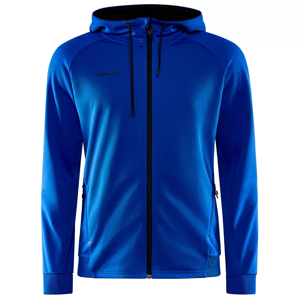 Craft Hoodie Adv Unify Full Zip Heren Blauw