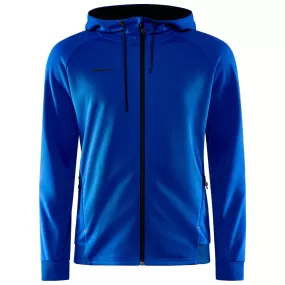 Craft Hoodie Adv Unify Full Zip Heren Blauw