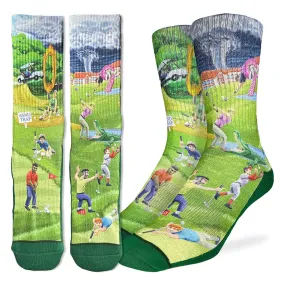 Crazy Golf Mens Socks