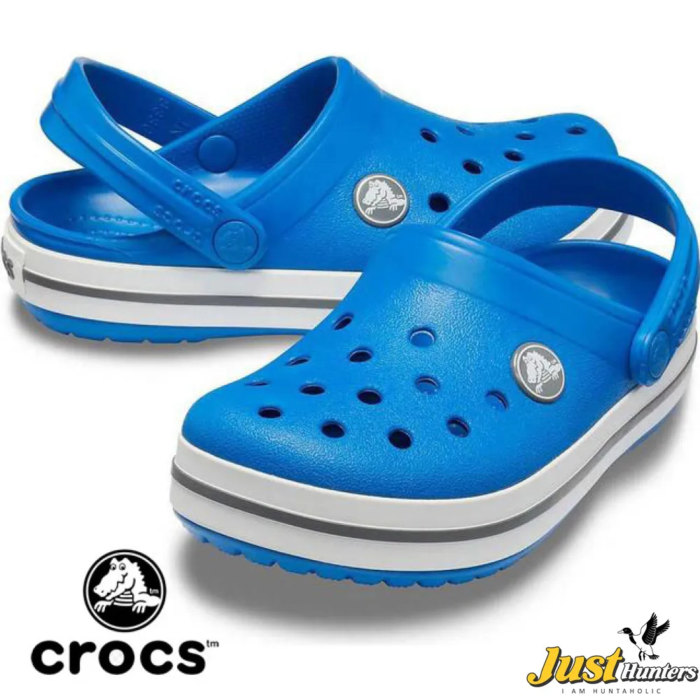 Crocs Shoes Blue White Clogs Unisex