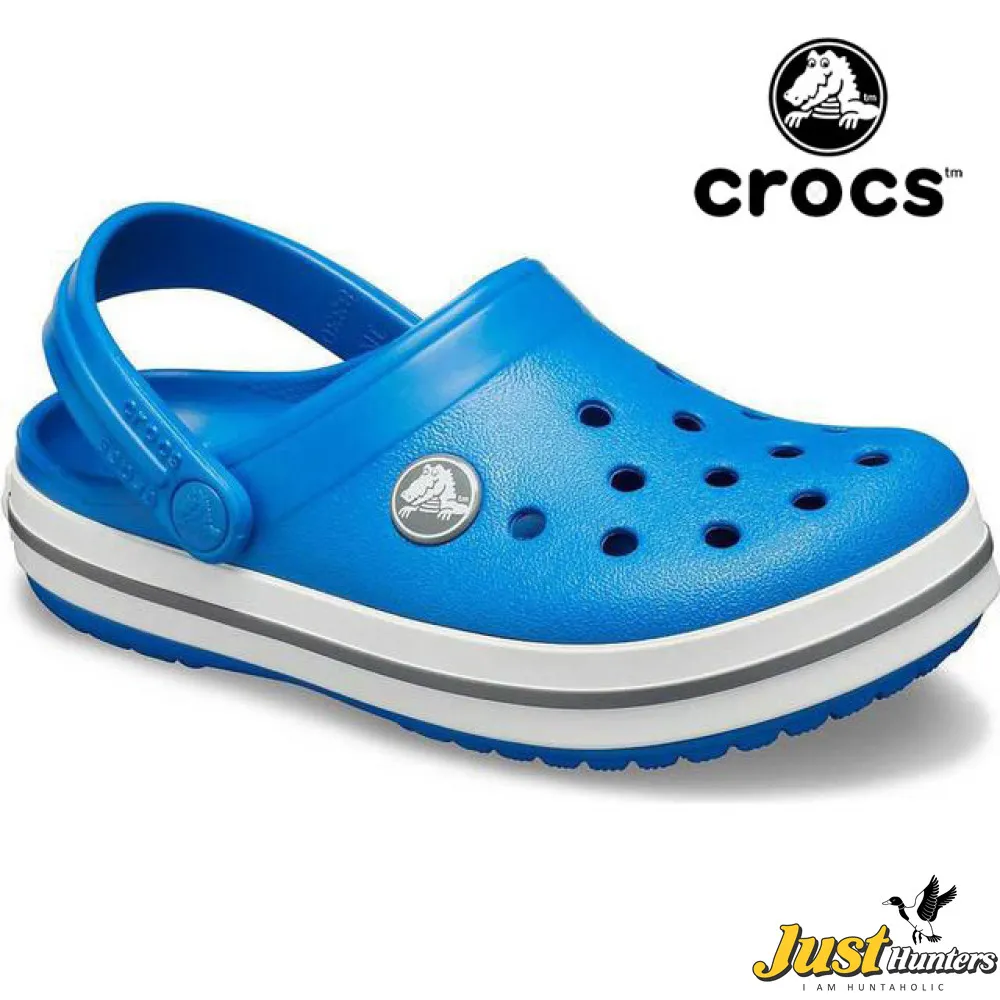 Crocs Shoes Blue White Clogs Unisex