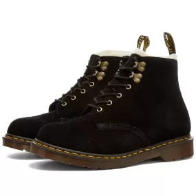 Dr. Martens Sherling 6-Eye Boot - Made in EnglandBlack Desert Oasis Suede