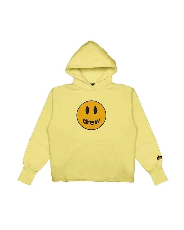 drew house  |drew house mascot hoodie light yellow