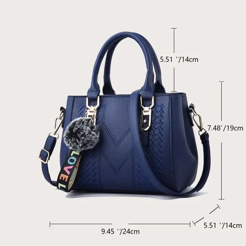 Embroidery Messenger Bags Women Leather Handbags