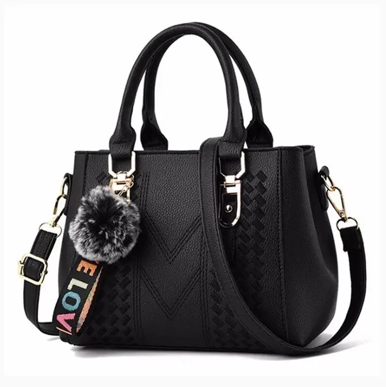 Embroidery Messenger Bags Women Leather Handbags