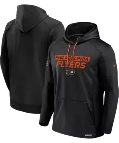 Fanatics Men's NHL Fanatics Philadelphia Flyers Authentic Pro Rink Fleece Pullover Hoodie