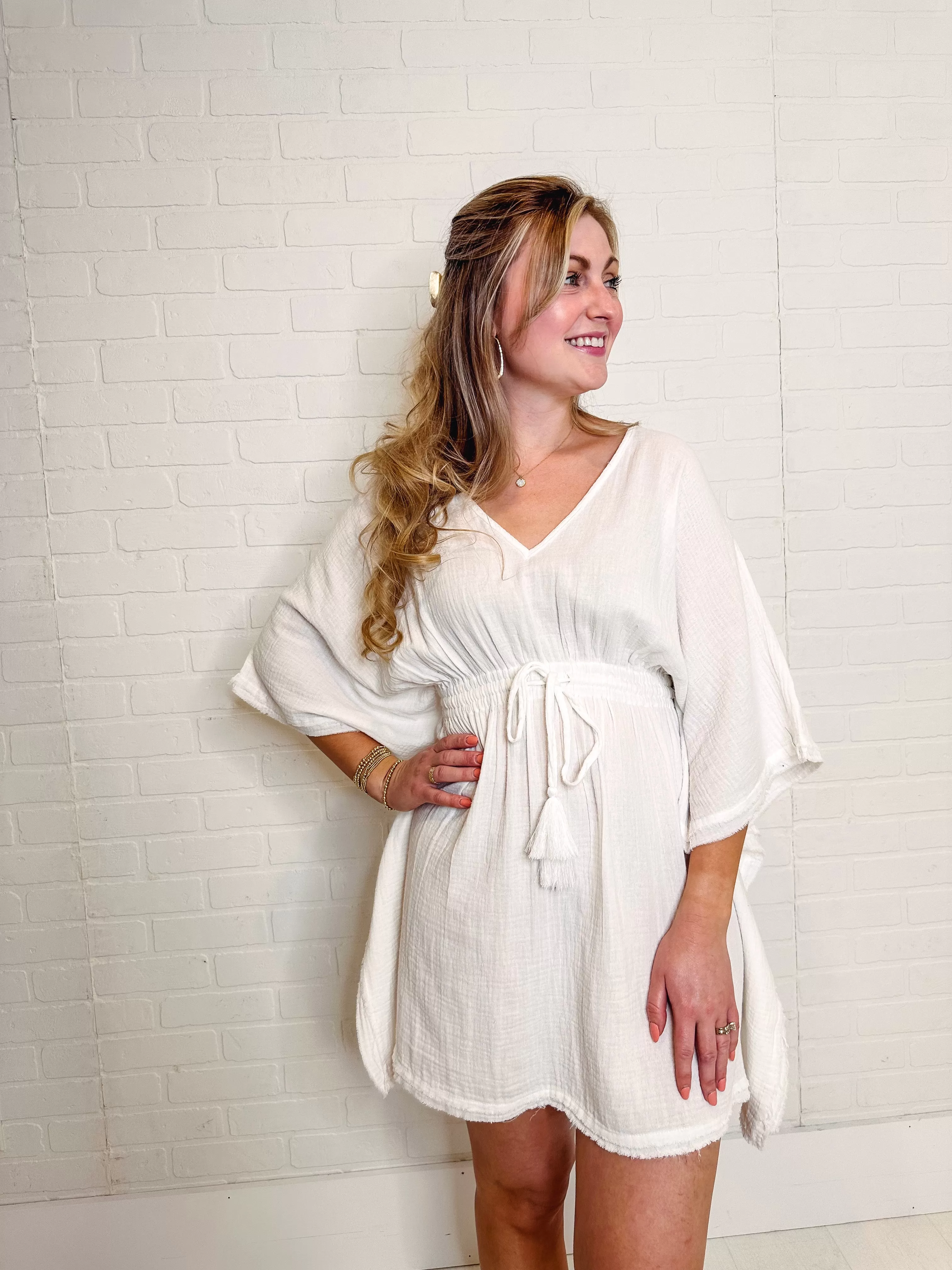 Forever Yours Gauzy Kimono Dress