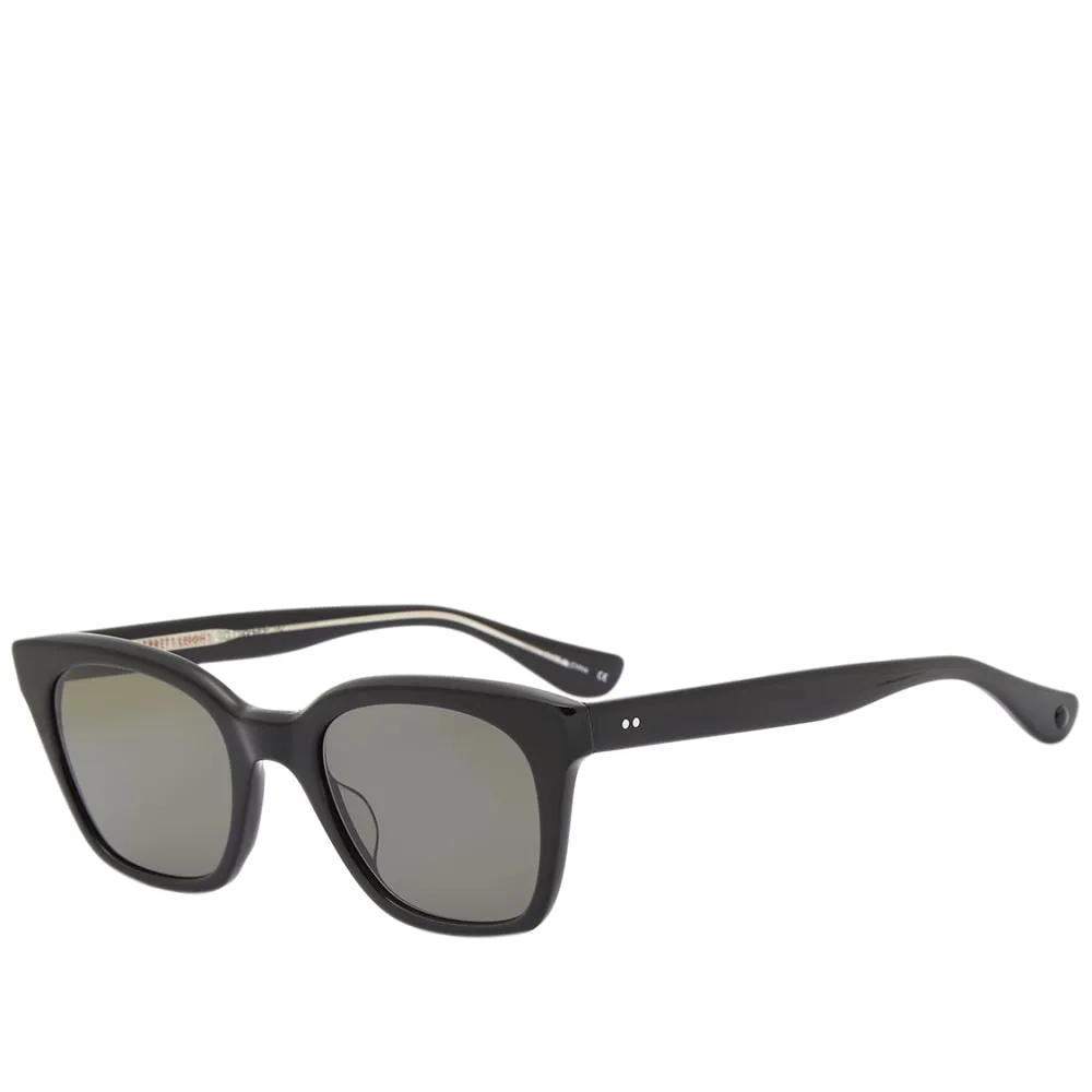 Garrett Leight x Clare Vivier Nouvelle Sun SunglassesBlack & Semi, Flat Green