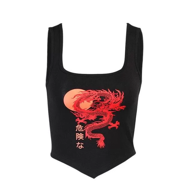 Gothic Dance Street Crop Top