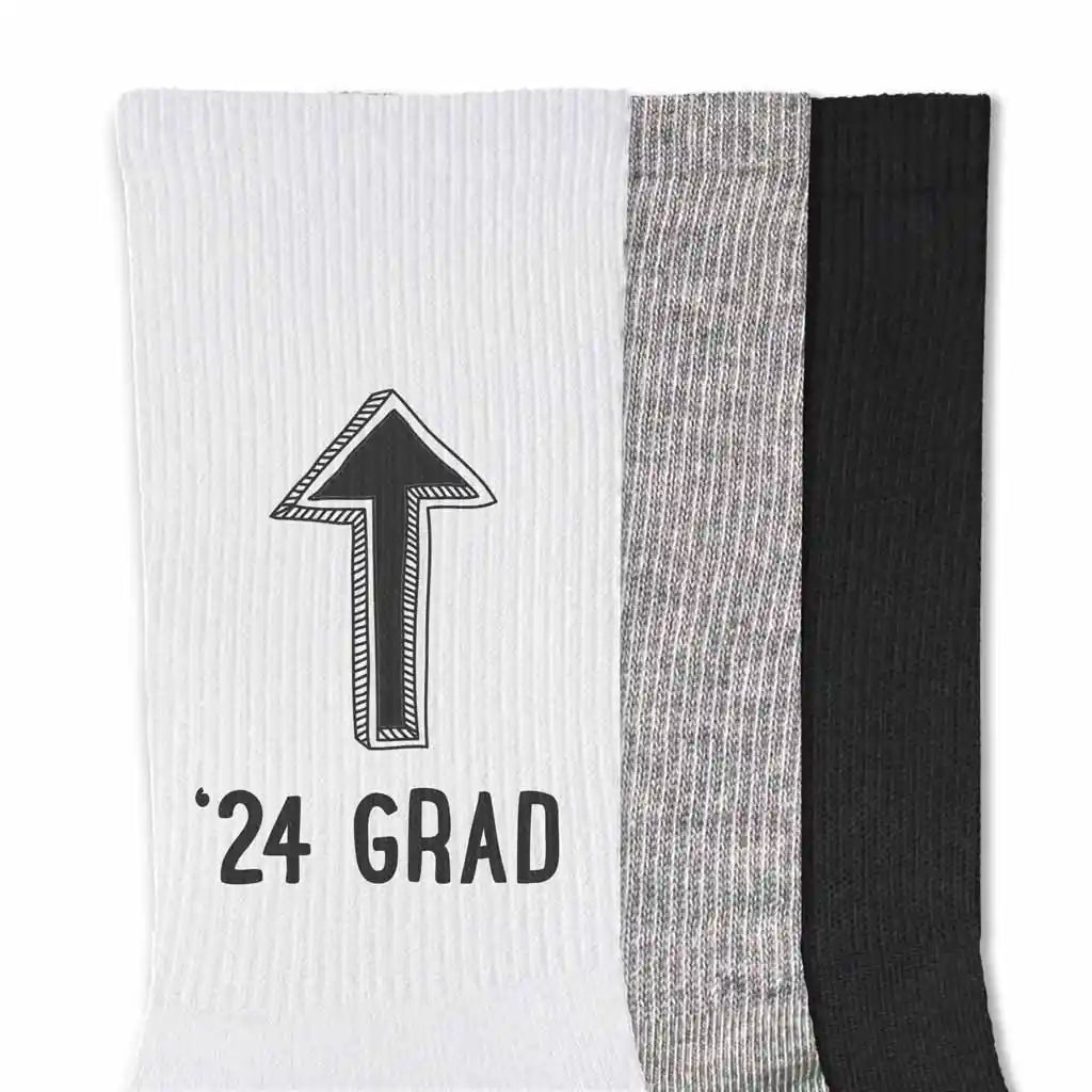 Graduation Gift Socks for the Class of '24 Grad