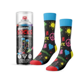 GRAFFITI SPRAY PAINT SOCKS