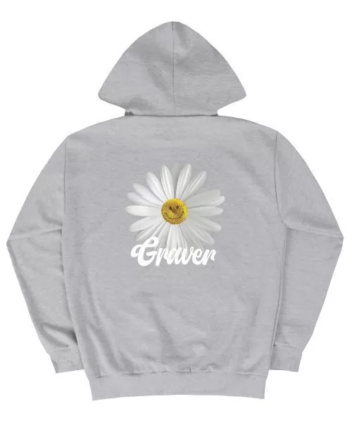 GRAVER  |[GRAVER]★BACK DAISY FLOWER SMILE HOODIE