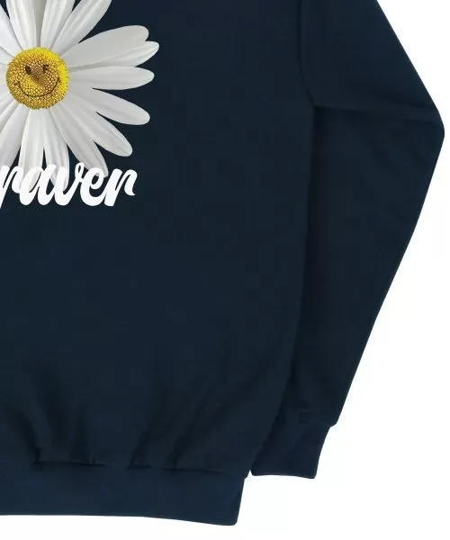 GRAVER  |[GRAVER]★BACK DAISY FLOWER SMILE HOODIE