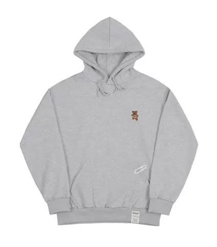 GRAVER  |[GRAVER]★SMALL BEAR EMBROIDERY SMILE HOODIE