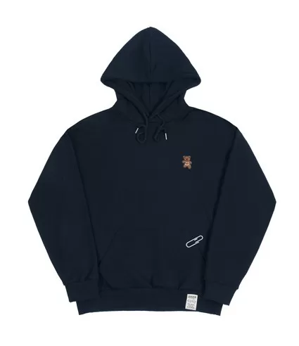 GRAVER  |[GRAVER]★SMALL BEAR EMBROIDERY SMILE HOODIE