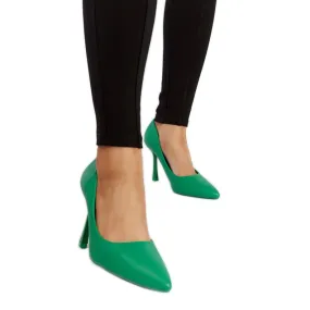 Green Rodney high heels