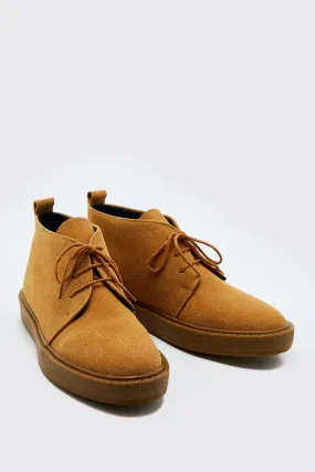 Gum Sole Desert Boot | boohooMAN UK