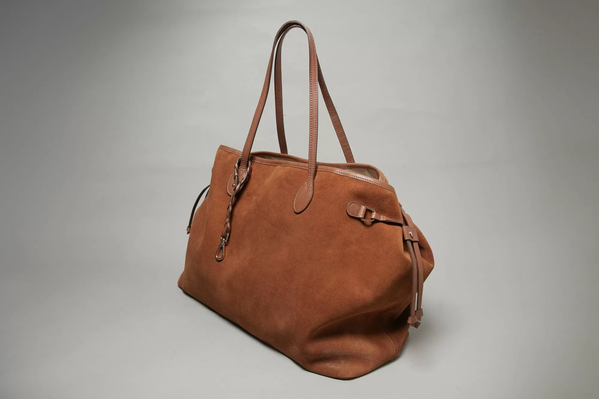 Handbag Luisa Suede Tan