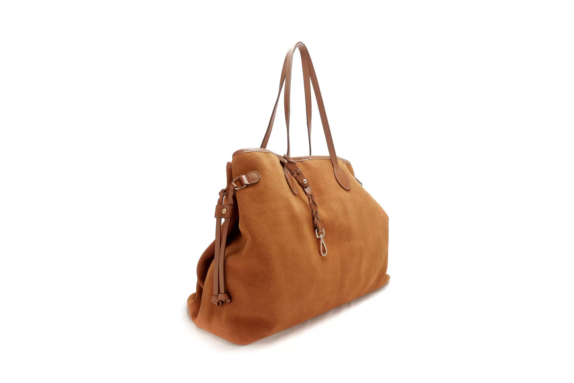 Handbag Luisa Suede Tan