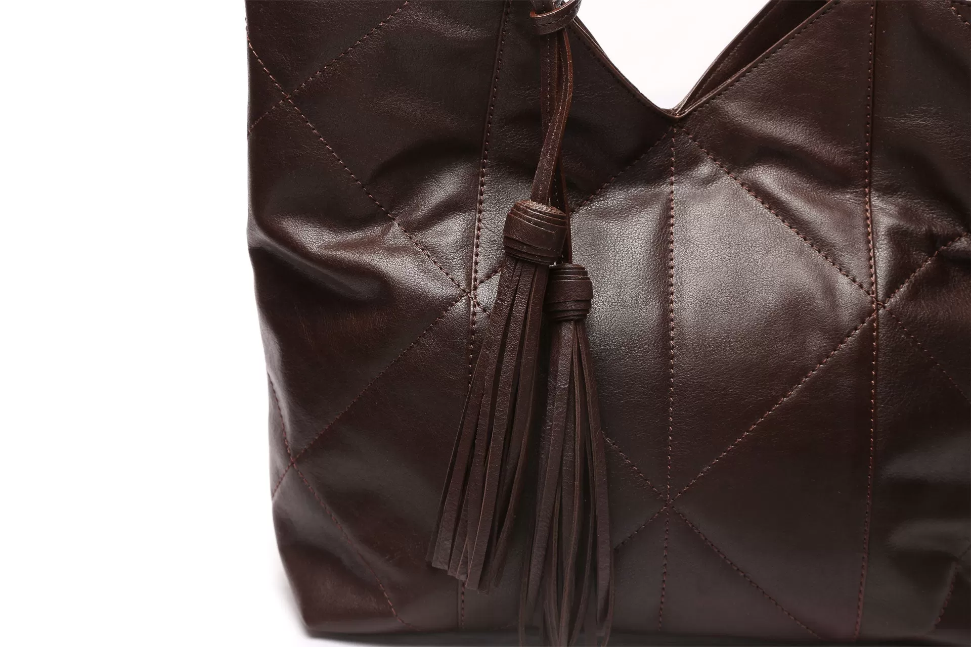 Handbag Puglia Dark Brown