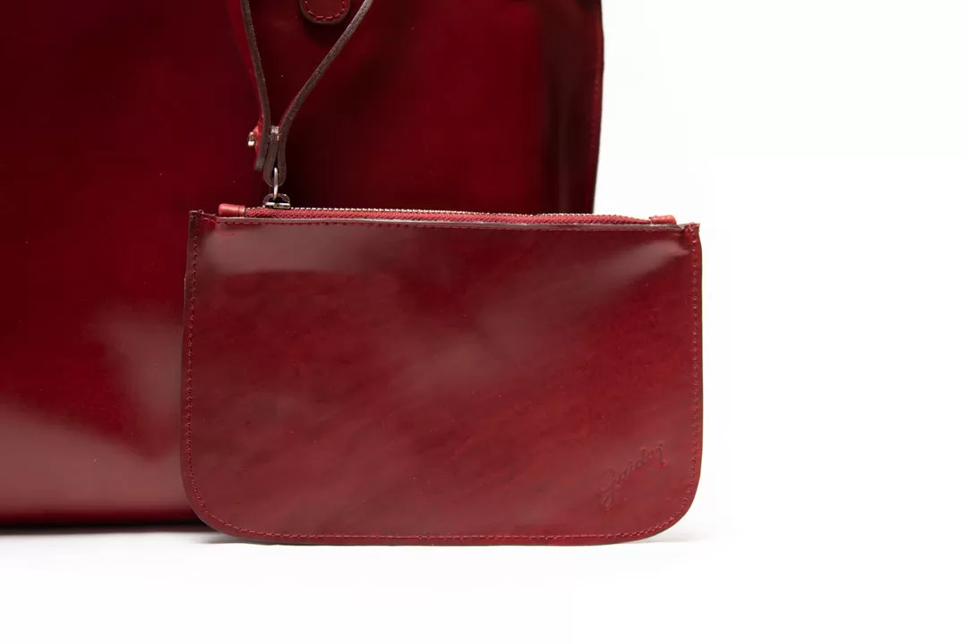 Handbag Toti Burgundy