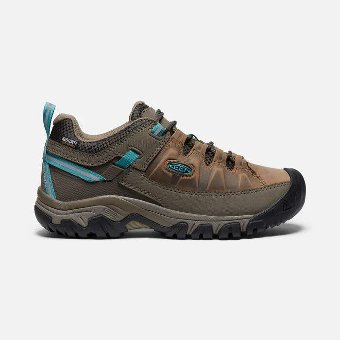 Keen Women’s Targhee III Low Waterproof Hiking Shoes-Toasted Coconut/Porcelain