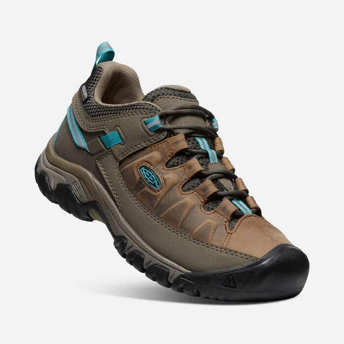 Keen Women’s Targhee III Low Waterproof Hiking Shoes-Toasted Coconut/Porcelain