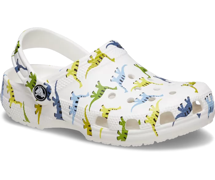 Kids' Character Print Dino Clog