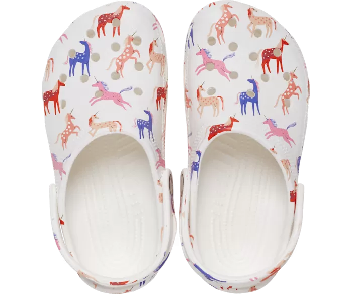 Kids' Character Print Unicorn Clog