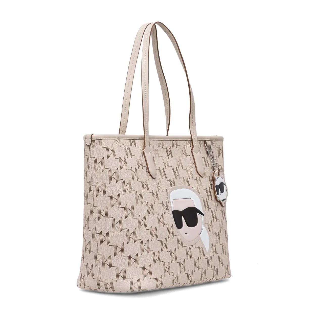 K/Ikonik Monogram Large Tote -Off White