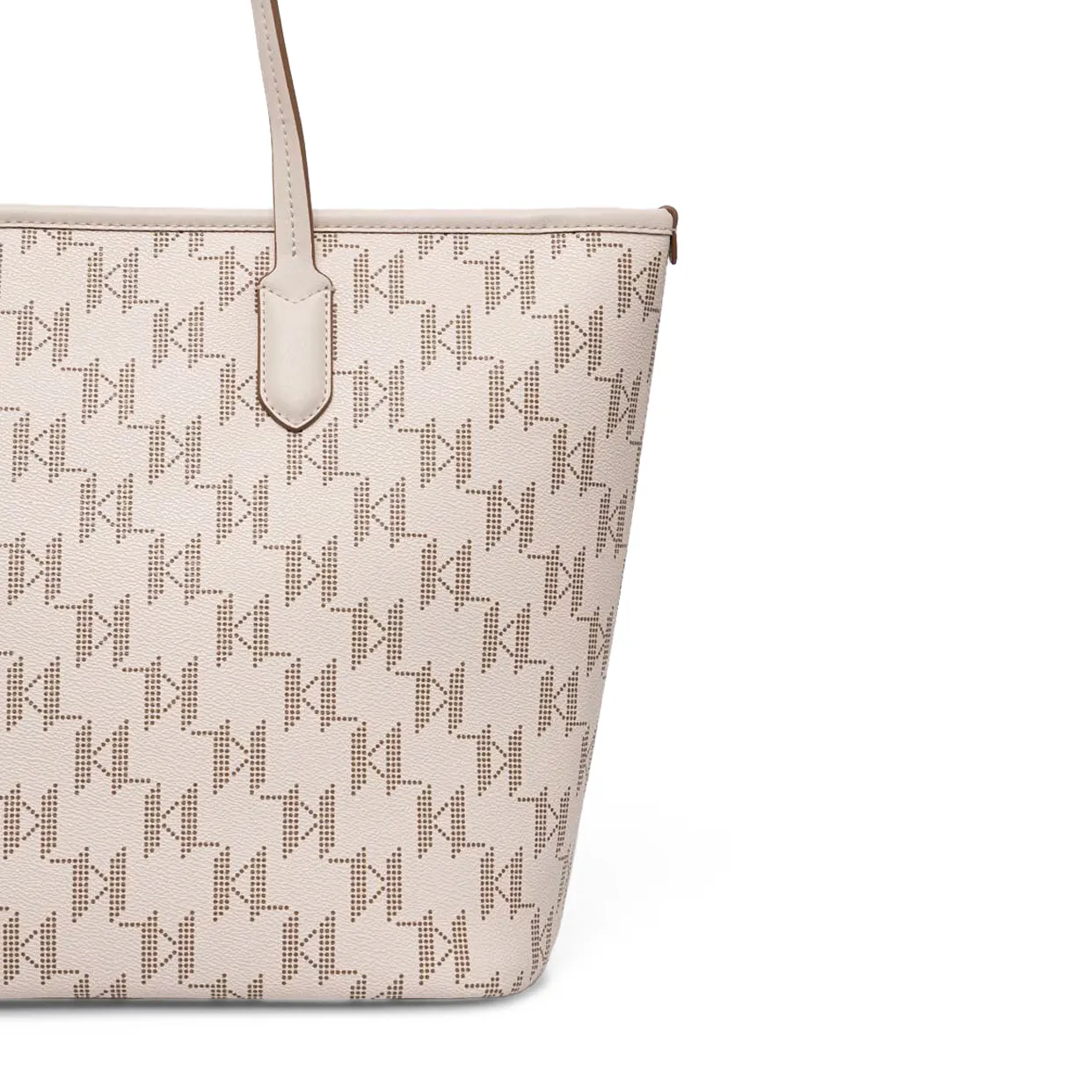 K/Ikonik Monogram Large Tote -Off White